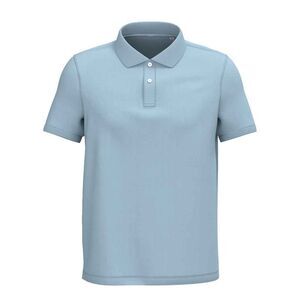 Native Spirit Mens Pique Polo Shirt / Aquamarine